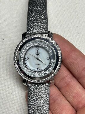 Premier Designs Silver Crystal Accent Women's Watch